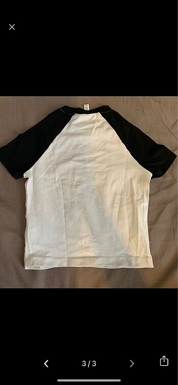 xs Beden h&m hm skater baby tee crop tshirt