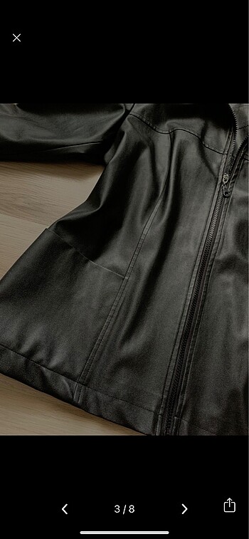 m Beden blazer deri oversize ceket