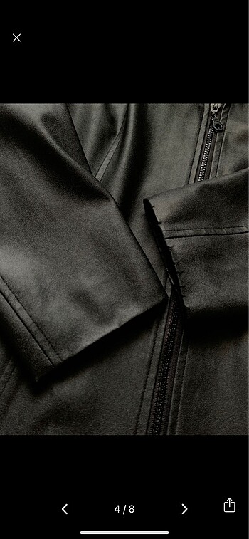 m Beden siyah Renk blazer deri oversize ceket