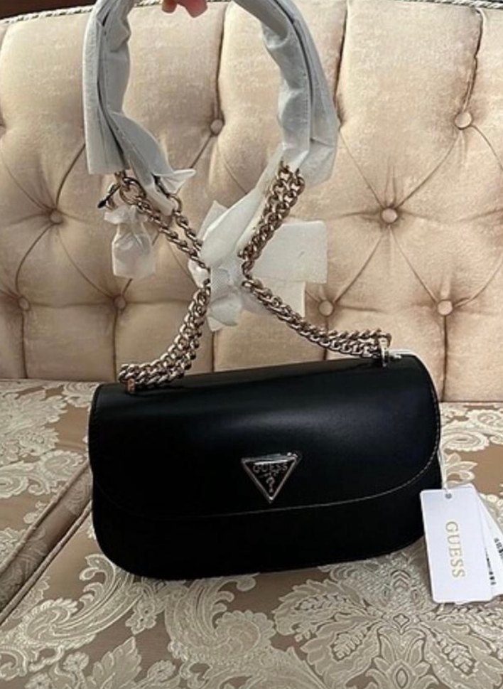 Guess Zincir Detaylı Siyah Kadın Çanta - Görsel 2