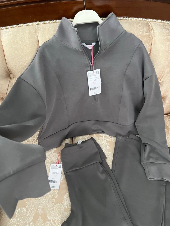 Penti Gri Fermuarlı Yarım Boğazlı Kadın Eşofman Takımı - Görsel 2