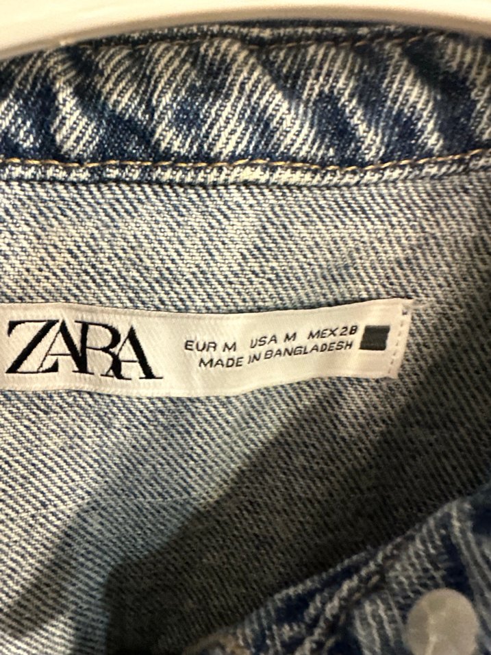 Düğmeli Kısa Kot Tulum - Görsel 2