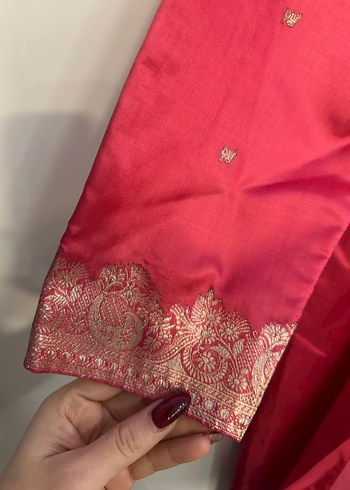 Kadın Bordo Uzun Vintage - Görsel 2