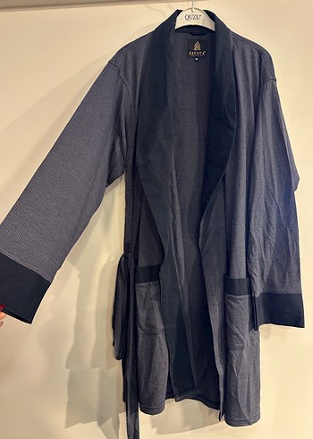 Gri Kadın Uzun Kollu sabahlık - Görsel 3