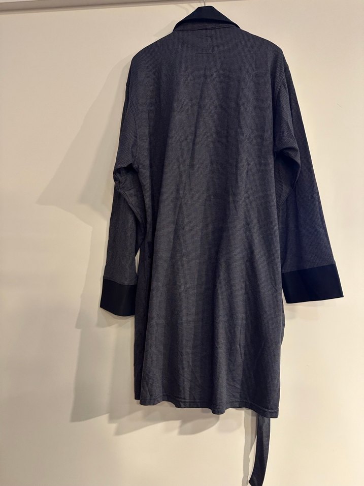 Gri Kadın Uzun Kollu sabahlık - Görsel 4