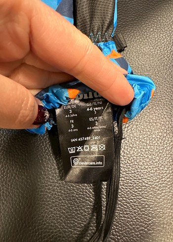 Renkli Erkek Çocuk Eldiveni Velcro Bantlı - Görsel 2