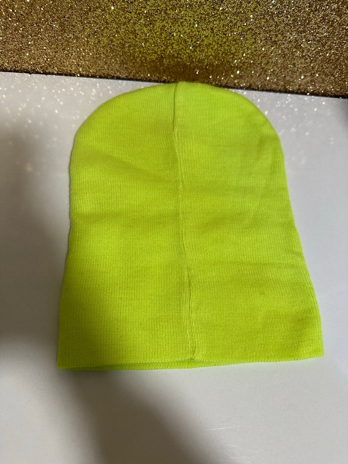 Sarı Kadın Basic Bere Velcro Detaylı - Görsel 2