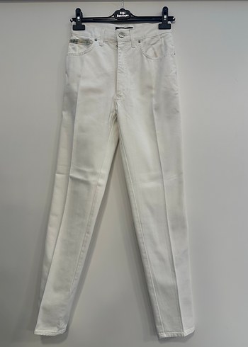 Fendi Beyaz Kadin Pamuklu Regular Fit Jean
