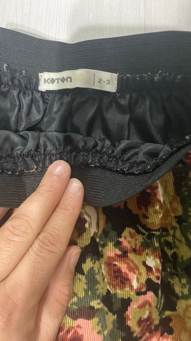 Çiçek Desenli Bohem Midi Etek - Görsel 3