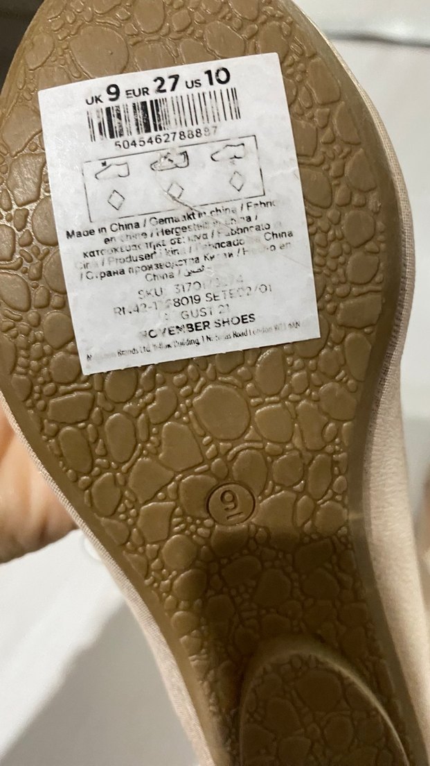 Kız Çocuk Altın Renk Fiyonklu Babet Ayakkabı - Görsel 3