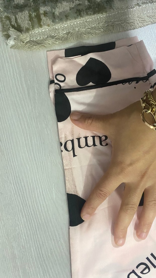 Pembe Baskılı Kısa Kollu Mini Pijama Takımı - Görsel 3