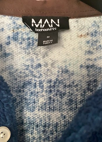 Erkek Çok Renkli Yumuşak Düğmeli Polar Gömlek - Görsel 3