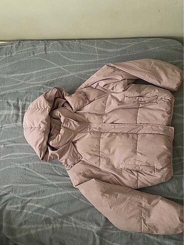 Pull and Bear Pembe Oversize Crop Mont