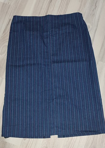 Lacivert Midi Etek - Görsel 2