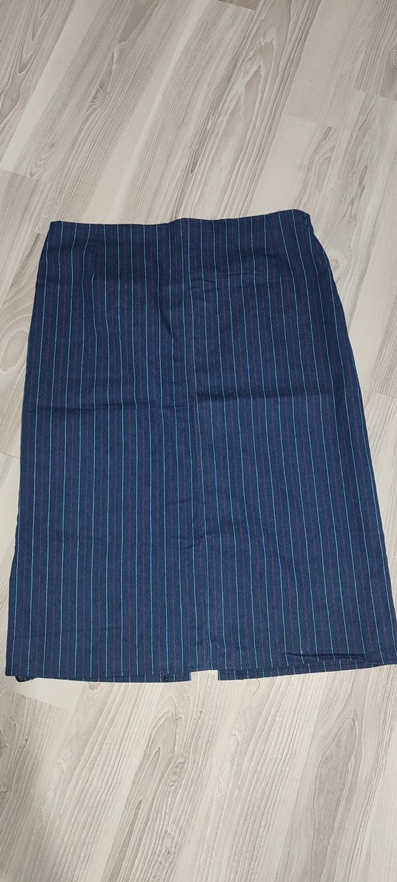 Lacivert Midi Etek - Görsel 2