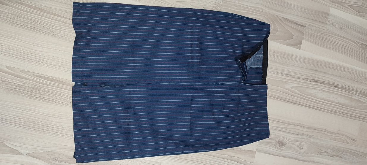 Lacivert Midi Etek - Görsel 3