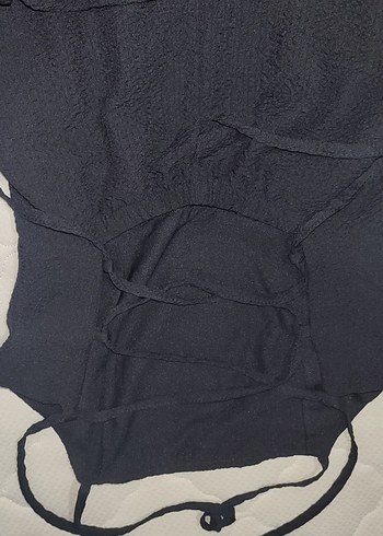 Siyah Mini Askılı Kadın Elbise - Görsel 6