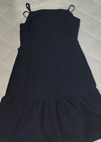 Siyah Mini Askılı Kadın Elbise - Görsel 5