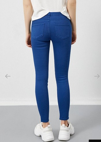 Mavi Renk Kadın Jean - Görsel 2