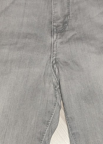 Gri Regular Fit Kadın Kot Pantolon - Görsel 3