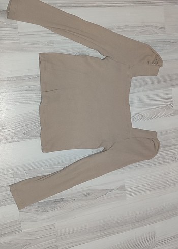 Bisküvi Prenses Kol Kadın Bluz - Görsel 4