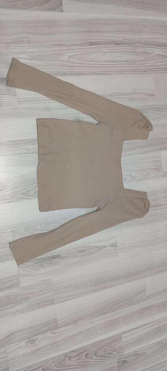 Bisküvi Prenses Kol Kadın Bluz - Görsel 4