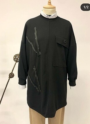 Fermuarlı tunik 
