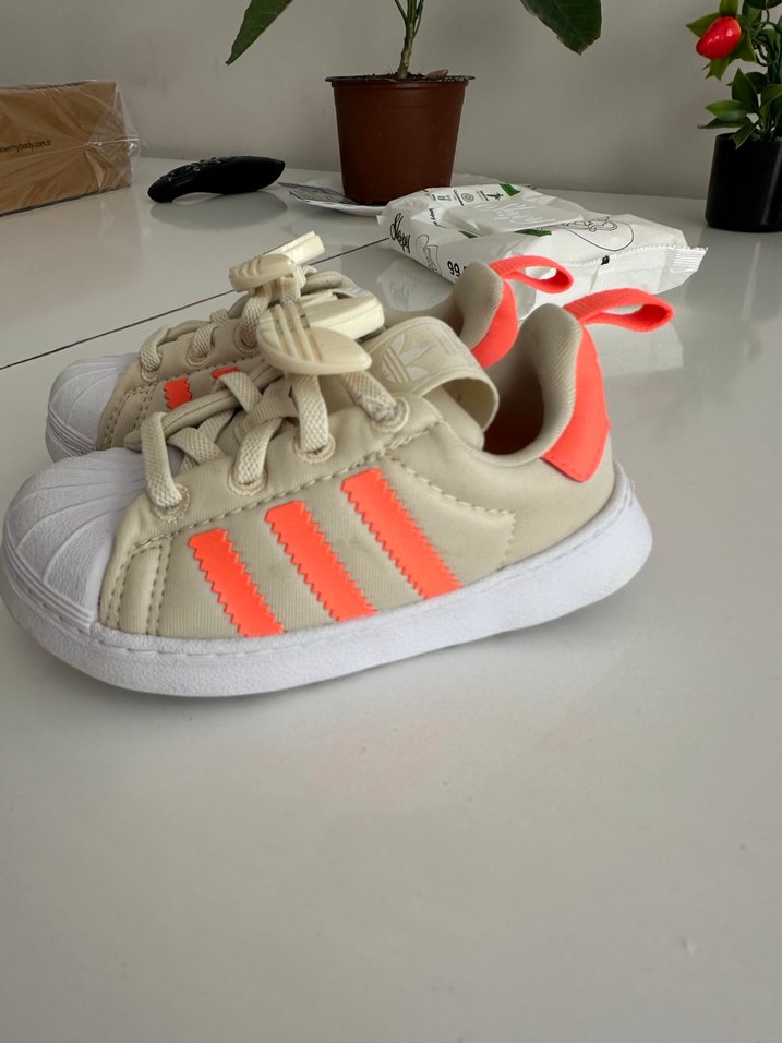 Kız Çocuk Renkli Adidas Sneaker - Görsel 2