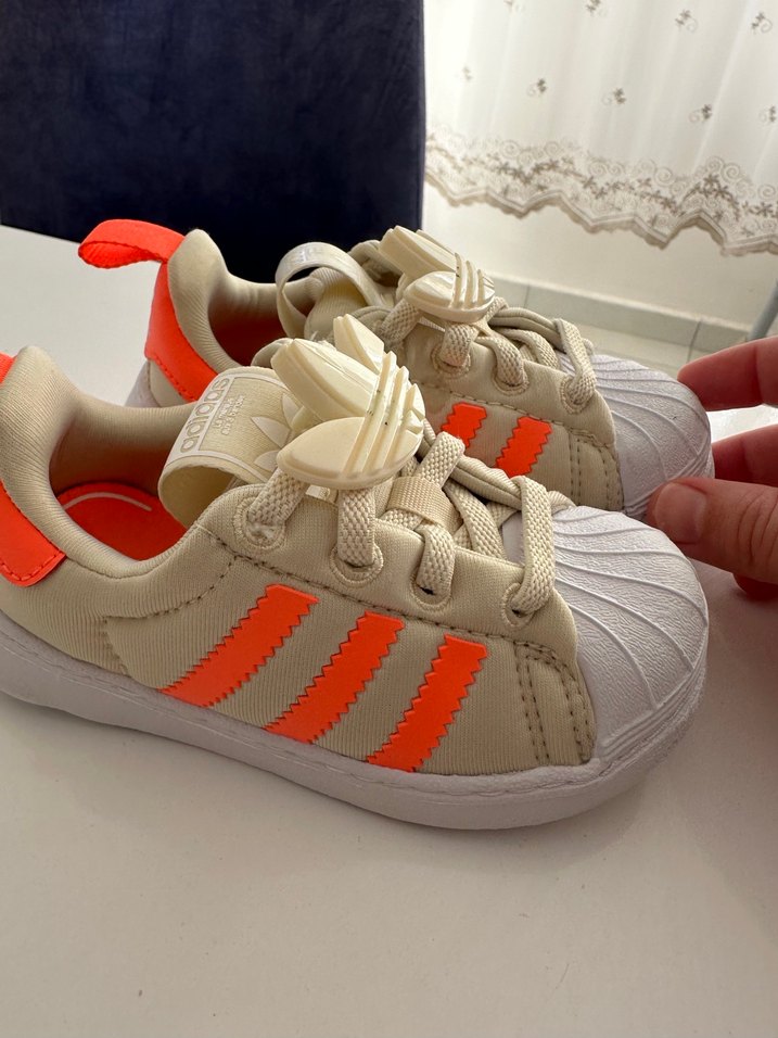 Kız Çocuk Renkli Adidas Sneaker - Görsel 5