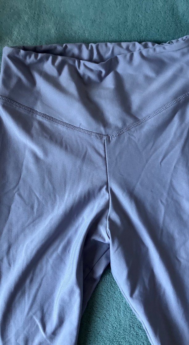 Mor Midi Spor Şortu - Görsel 2