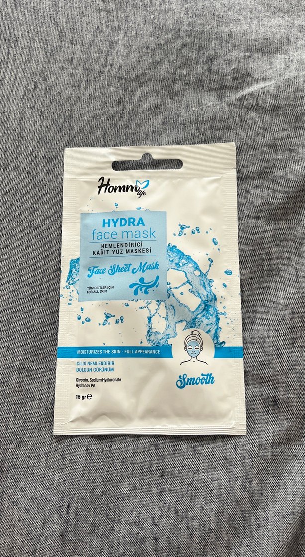 Hommy Yatıştırıcı ve Nemlendirici Kağıt Yüz Maskeleri - Görsel 2