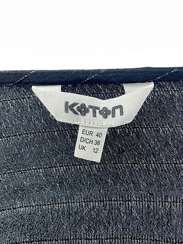 40 Beden siyah Renk Koton Bluz %70 İndirimli.
