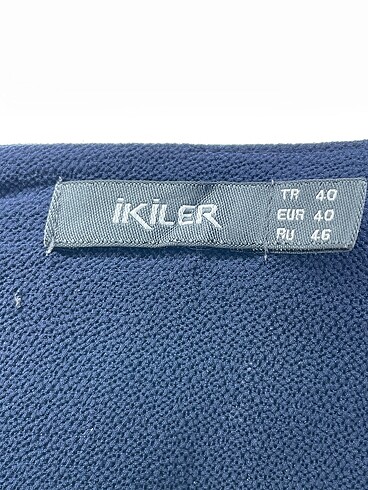40 Beden lacivert Renk Ikiler Bluz %70 İndirimli.