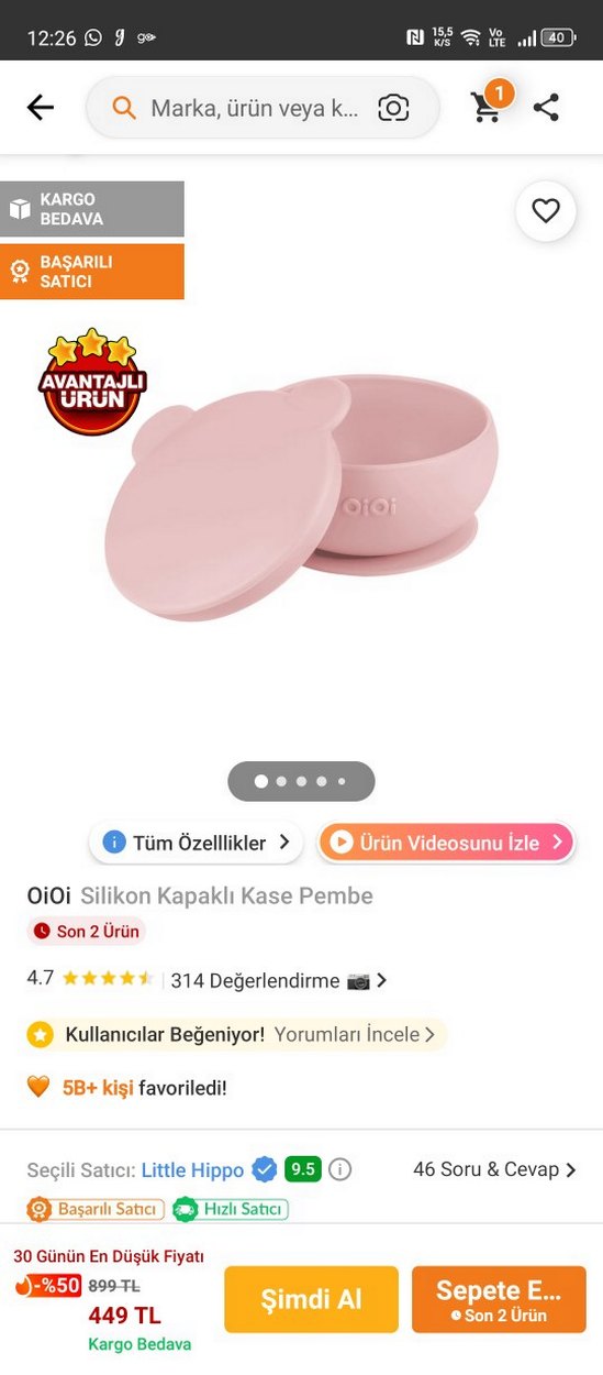 Pastel Renkli oioi orjinal Çocuk Tabak Seti - Görsel 4