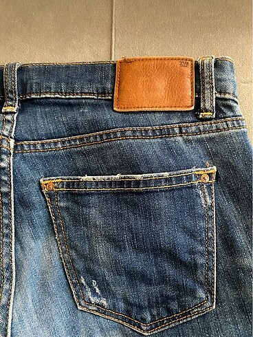 xs Beden lacivert Renk Zara kot pantolon
