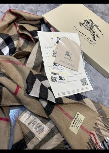 Burberry Burberry Desenli Atkı
