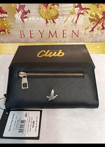 Beymen Siyah Deri Fermuarlı Kadın Cüzdan