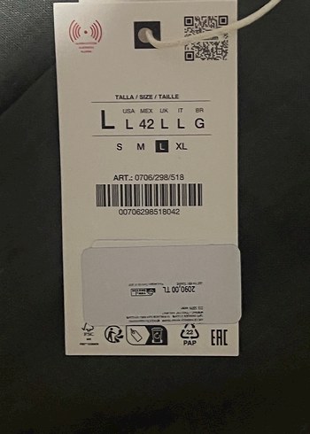 Zara Gri Kısa Kollu Keten Erkek Gömlek