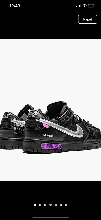 nike white off