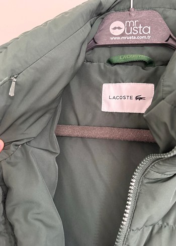 Lacoste Koyu Yeşil Şişme Mont - Görsel 6