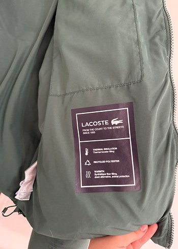 Lacoste Koyu Yeşil Şişme Mont - Görsel 7