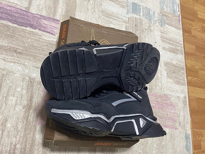 41 Beden Dark Seer Siyah Kadın Sneaker (41 Numara)