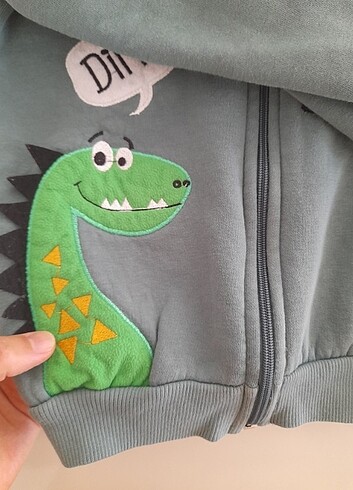 4 Yaş Beden Fermuarlı sweatshirt