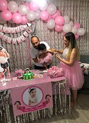 Anne kız abiye kombin 