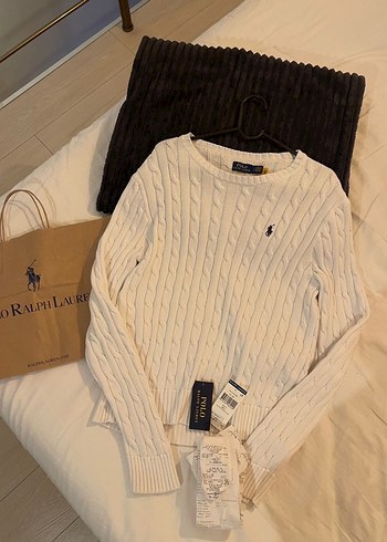 Ralph Lauren Beyaz Örgü Kazak