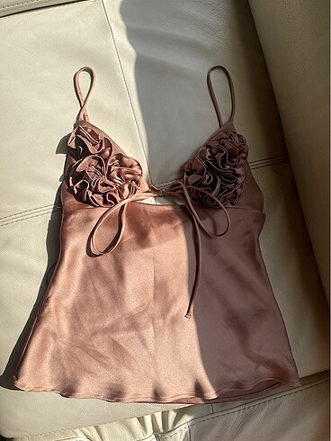 Zara saten bluz