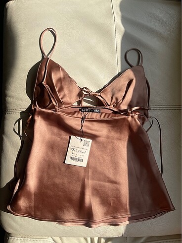 xs Beden Zara saten bluz