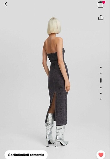 Bershka Bershka parıltılı elbise