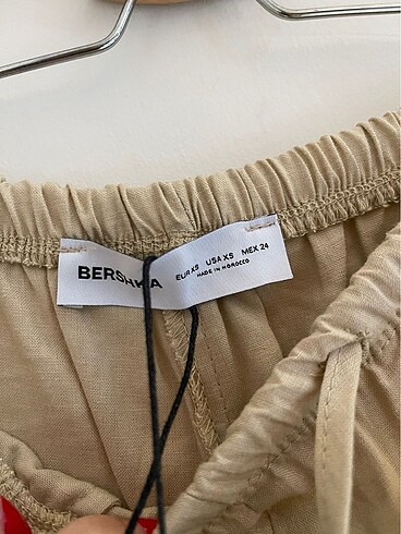 xs Beden camel Renk Bershka keten pantolon