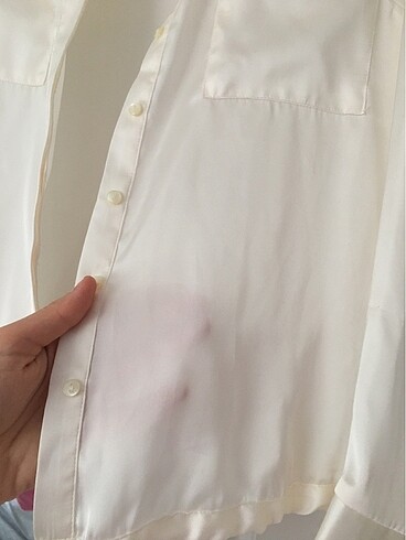 Diğer Orsay marka yurt dışı saten kırık beyaz gömlek
